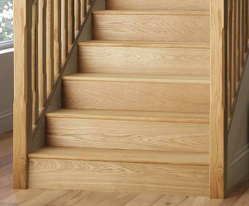 Oak Stair Flooring By Cheshire Mouldings, Laminate Flooring Staircase Kit