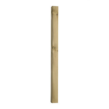 Pine 1250 Long Treated Deck Newel Blank