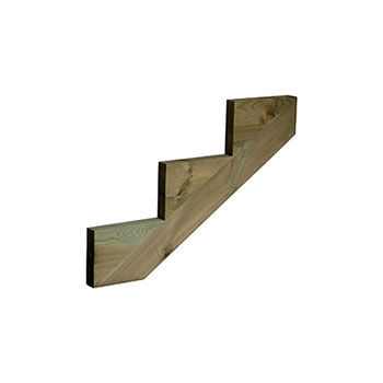 Pine 3 Tread Deck String 245 X 868