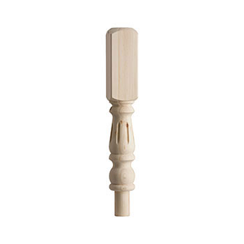 Pine 91mm Fluted 202 Newel Turning PEFC