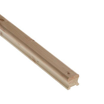Pine Benchmark 2400mm Length 32mm Groove Handrail