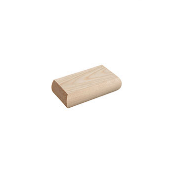 Pine Half Low Profile Newel Cap