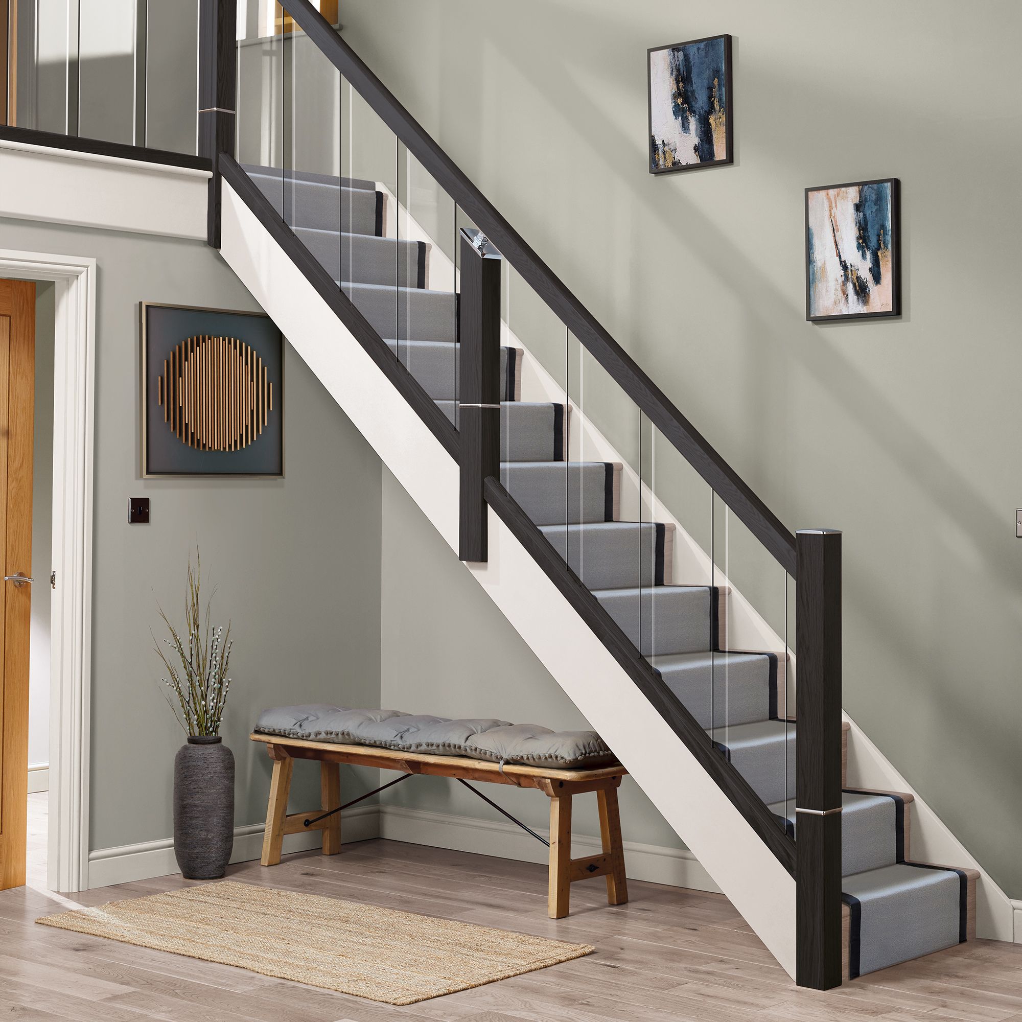 Cheshire Mouldings ReadytoPaint Handrail Pregrooved in Pine