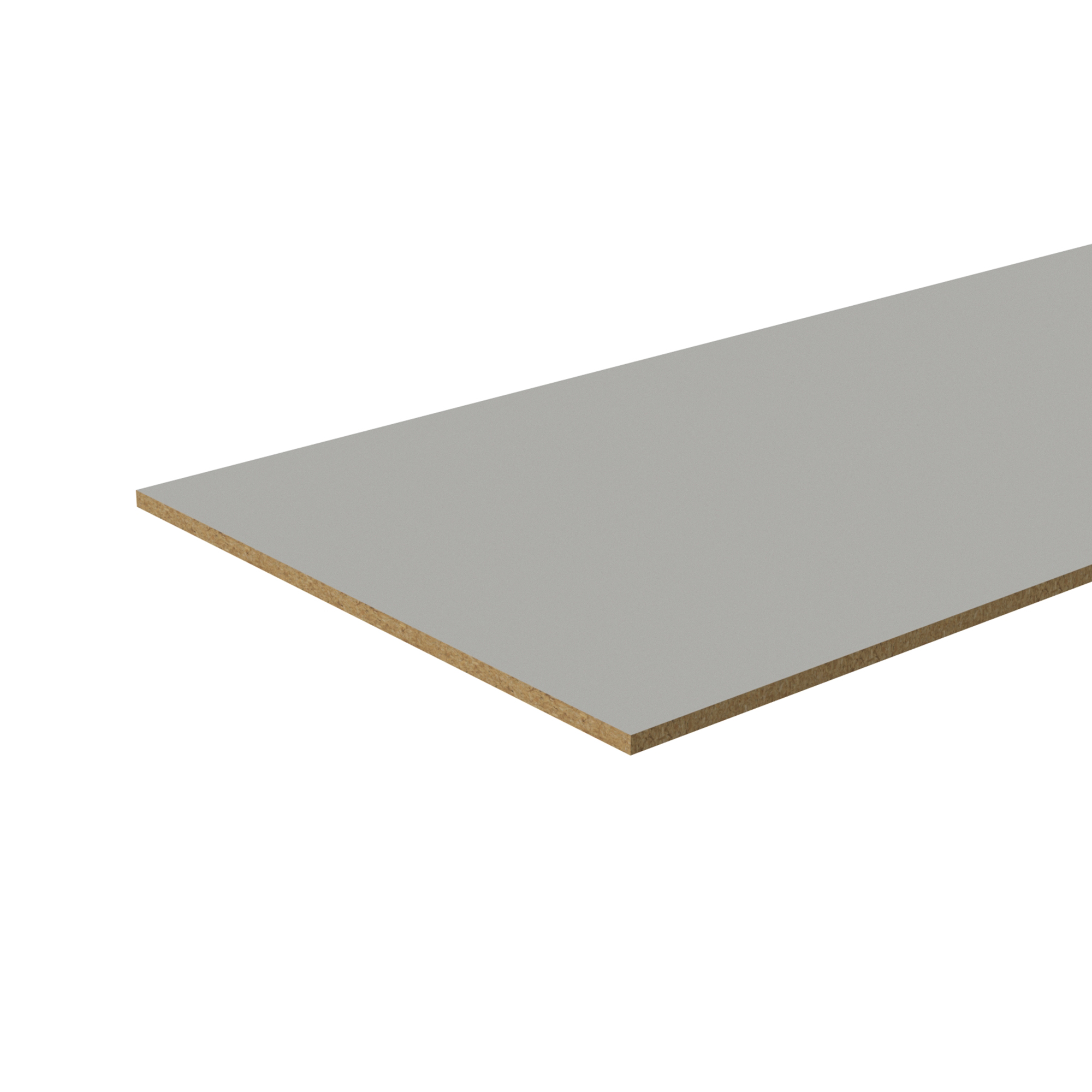 Cheshire Mouldings 2440x610x15mm PLAS COOL GREY Sheet Material in