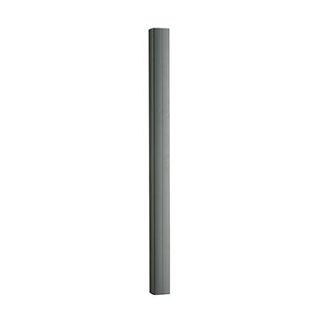 Black Iron Modern Deck Aluminium Newel Post (inc Threaded Bar)