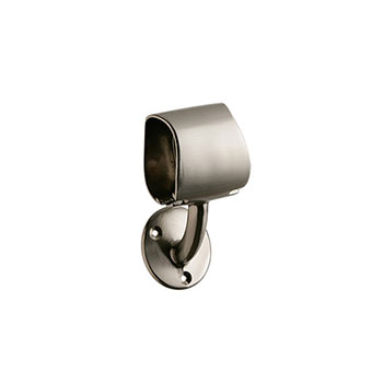 Rail-In-A-Box Intermediate Bracket in Brushed Nickel
