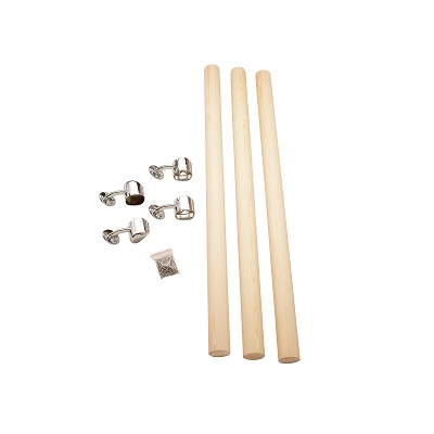 Rail-In-A-Box Complete Set in Pine/Chrome