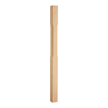 Oak Stop Chamfered Newel 91mm x 1500mm  FSC