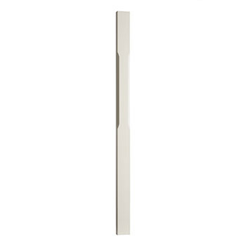 Half  White Primed Stop Chamfered Newel 91 x 41 x 1500