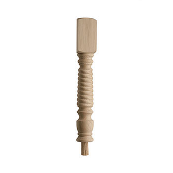 Warwick Barley Twist 220 Newel Half Oak
