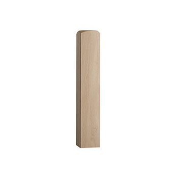 Warwick Oak 650mm Newel Base