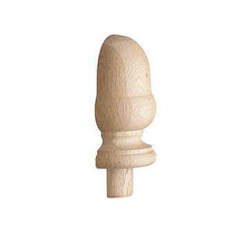 Warwick 115mm Oak Newel Acorn cap
