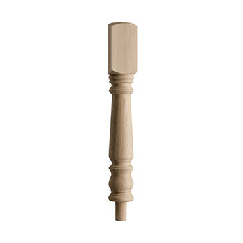 Warwick 115mm Oak Half Newel 220 Turning