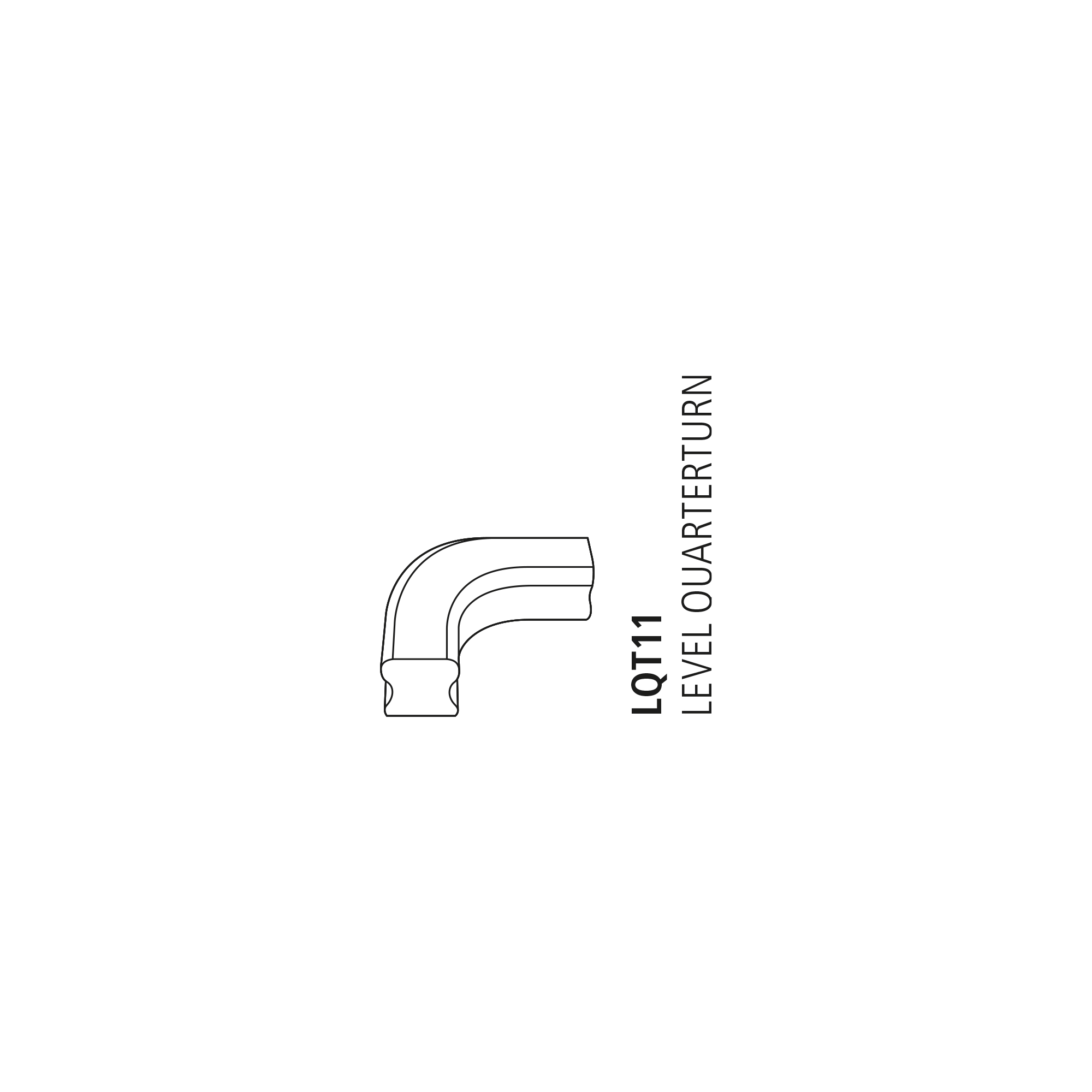 Cheshire Mouldings Benchmark Level Quarter Turn in Oak , Pine and Hemlock