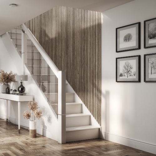 Cheshire Mouldings Walnut Acoustic Slat Wall Panel (WPKT12) in