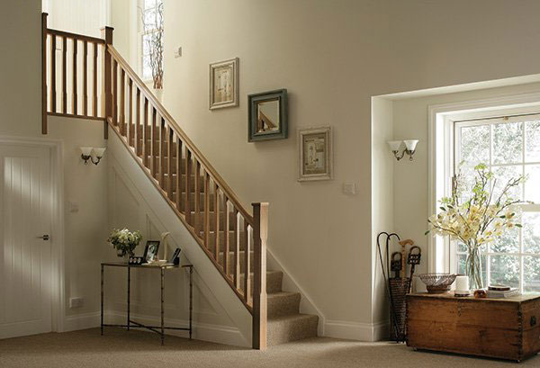 Benchmark Stop Chamfered Oak Staircases