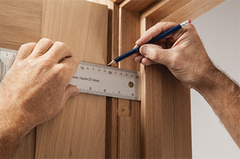 Reposition the Door (Fit an internal door)