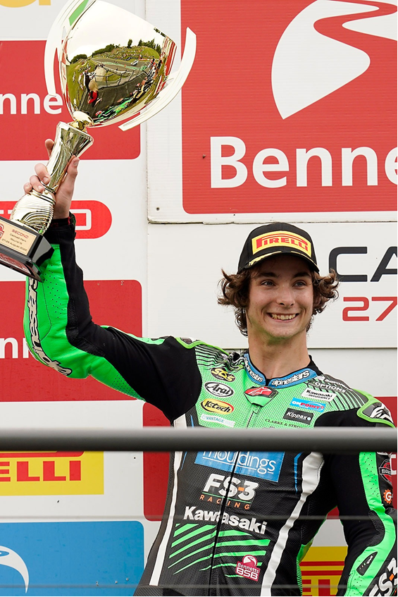 Rory Skinner with cup